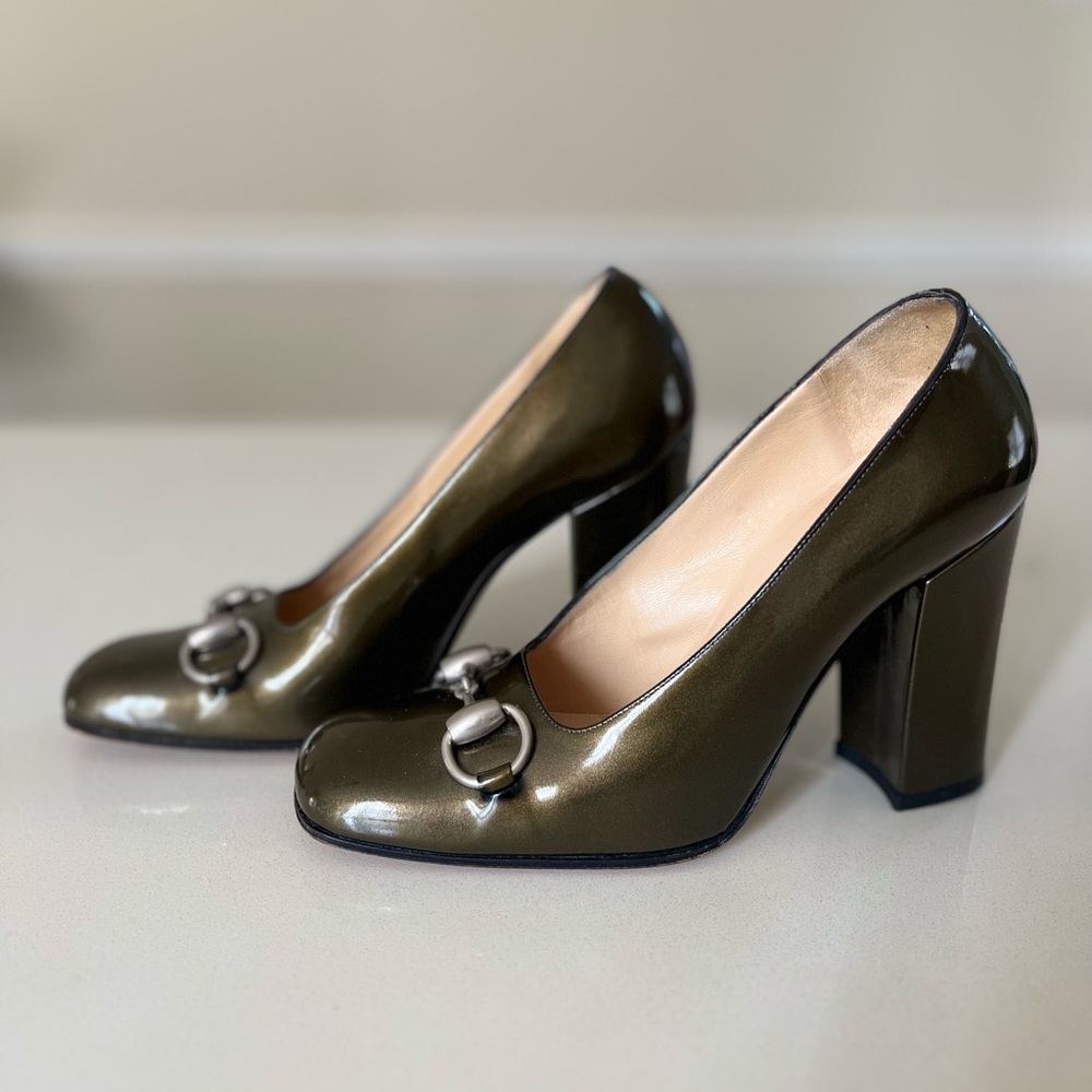 Gucci Women's High-Heel Pump with Horsebit - Size 6.5 - Picture 6 of 16